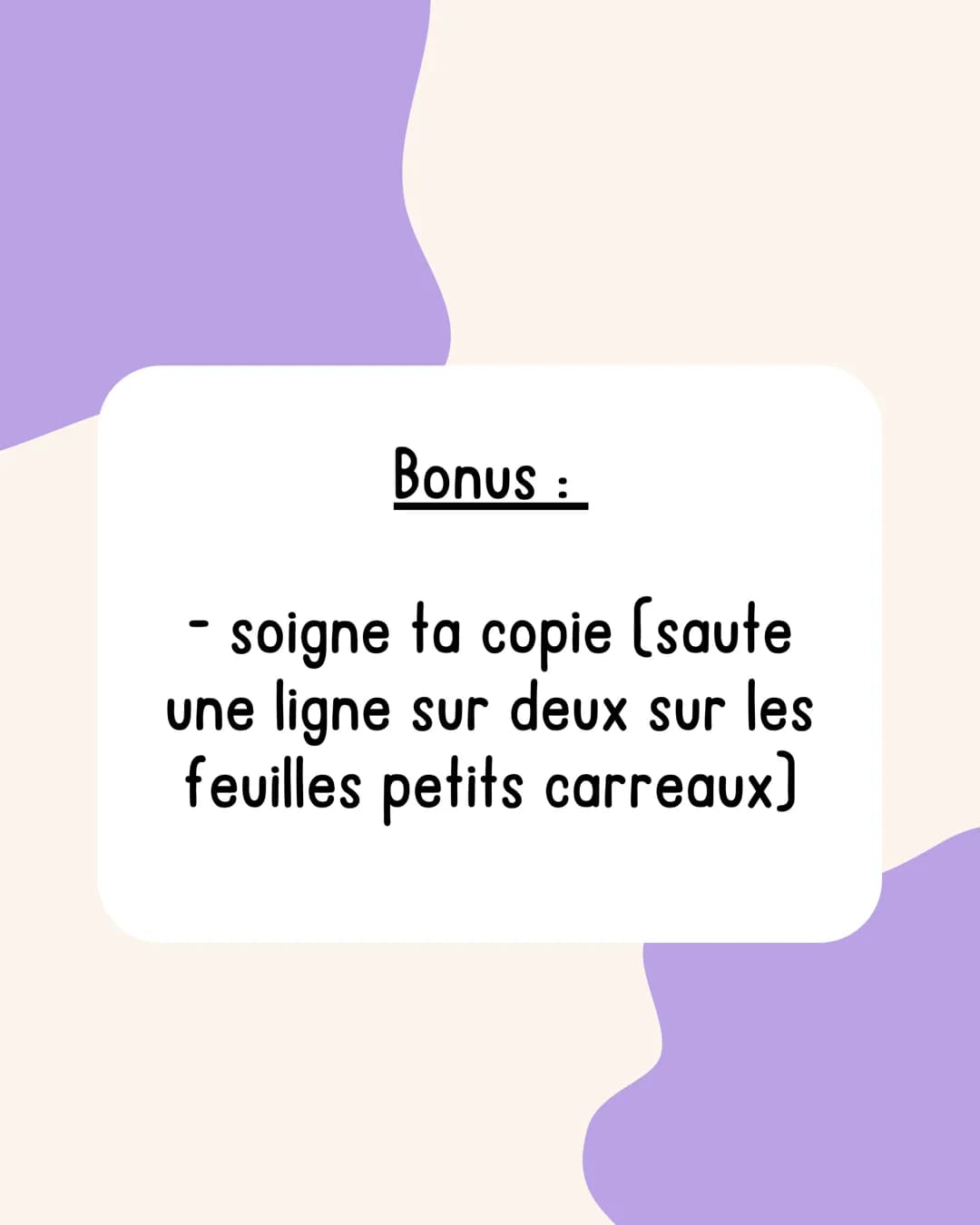 L'épreuve de
Français
spécial brevet Oublie pas de t'abonner
pour ne rien louper..
1. Avant l'épreuve :
fiche ton cours, en
essayant de ne p