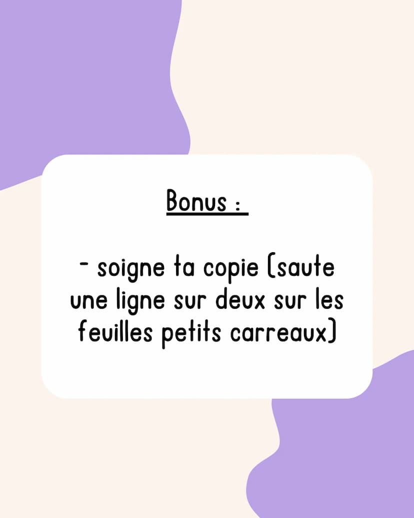 L'épreuve de
Français
spécial brevet Oublie pas de t'abonner
pour ne rien louper..
1. Avant l'épreuve :
fiche ton cours, en
essayant de ne p