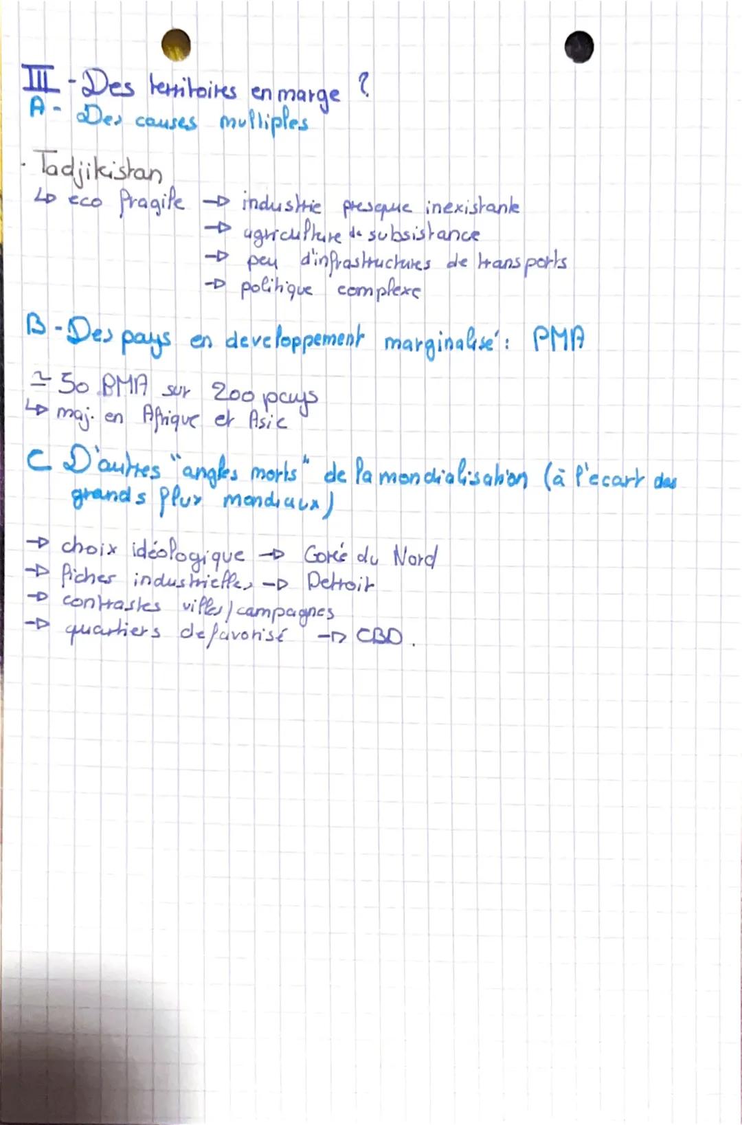 1
Theme 2
Géo
Chap 1: Les espaces de production dans le
monde une diversité croissante.
PB: Quelles sont les caracteristiques des principaux