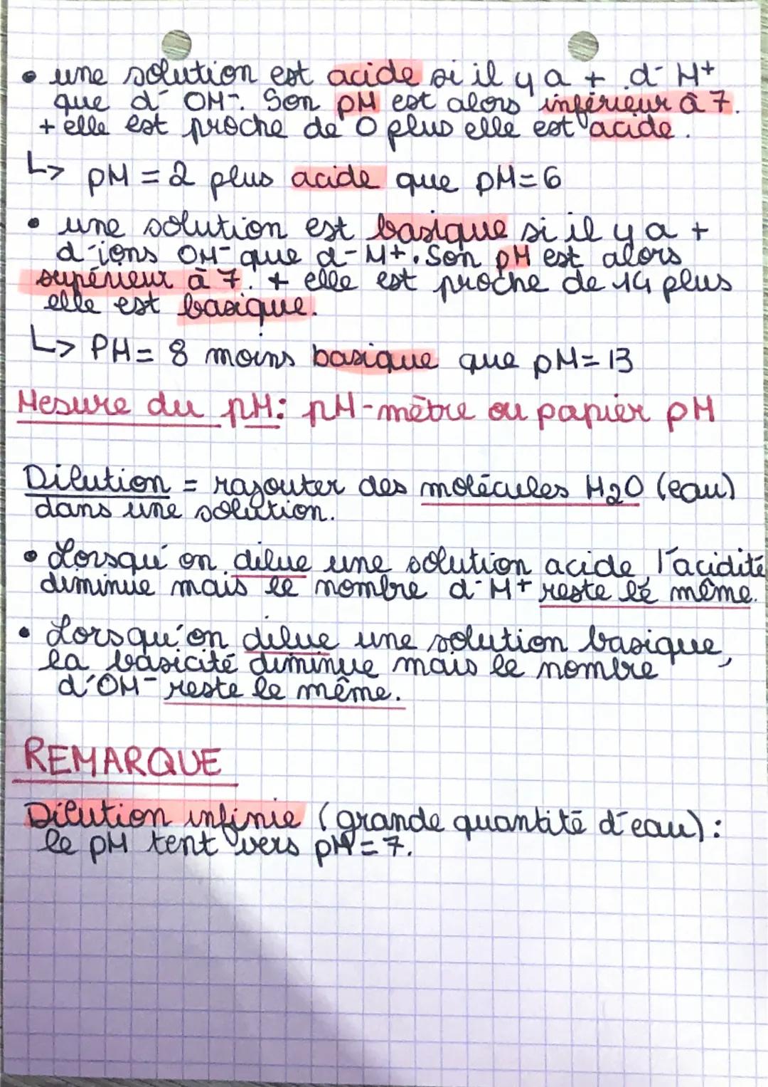 Physique actiN DE
Chp 2
L'ACIDE CHLORHY DRIQUE
SUR WE FER

Notion d'acidité
quelques formules :
- acide chlorydrique (H+ + Cl-)
- acide nitr