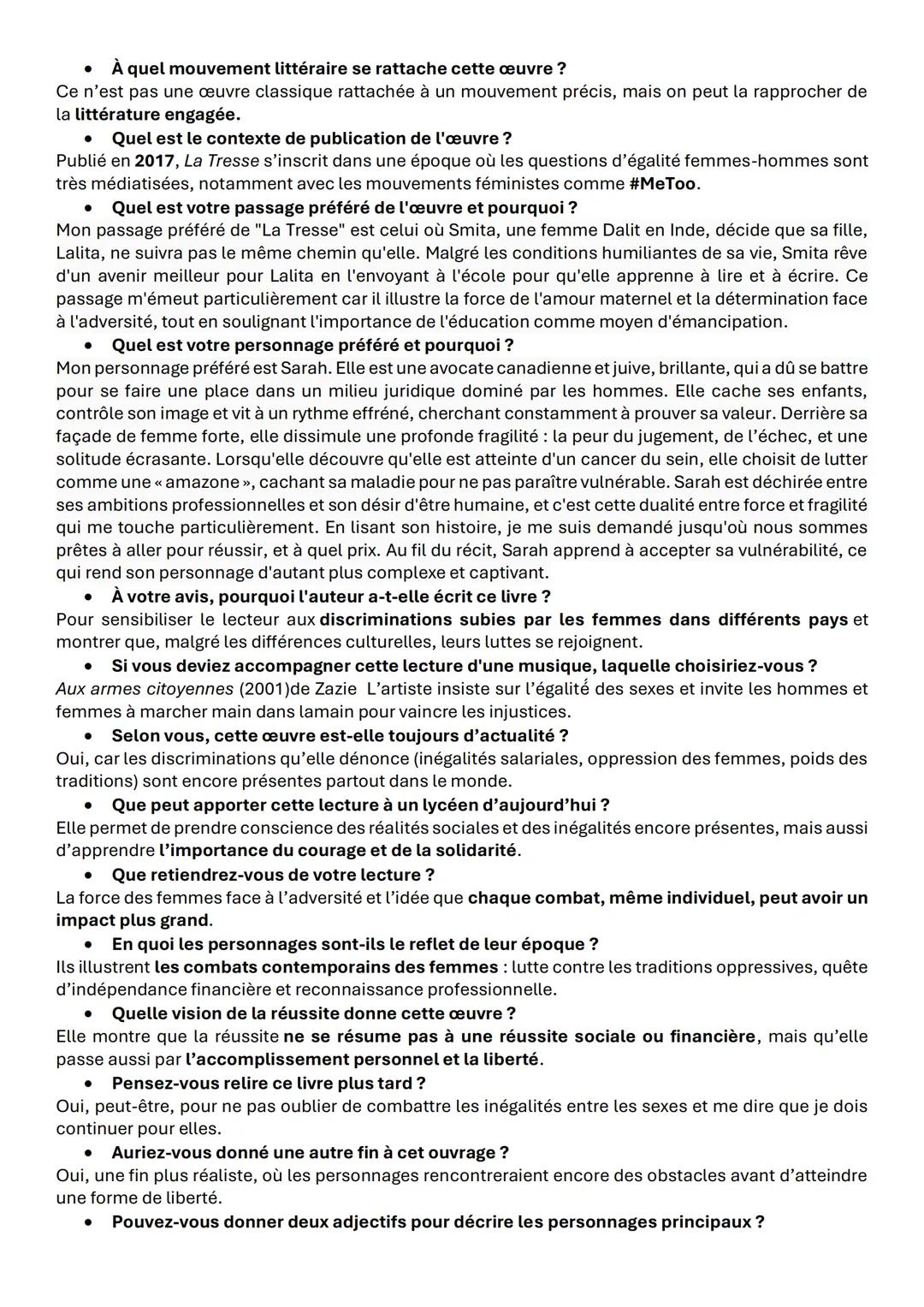 # La Tresse

POUR L'ORAL DE FRANÇAIS

Présente l'œuvre

La Tresse est un roman contemporain écrit par Laetitia Colombani et publié en 2017. 