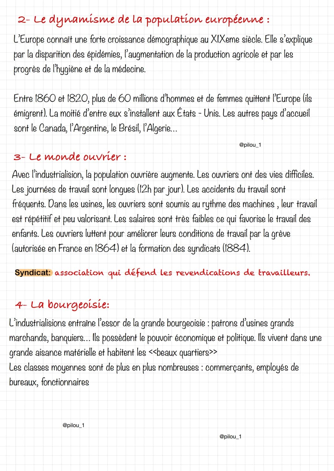 Histoire
@pilou_1
L'Europe et le monde au XIXeme siècle.
L'Europe et la révolution industrielle.
La révolution
industrielle dans la
ville-us