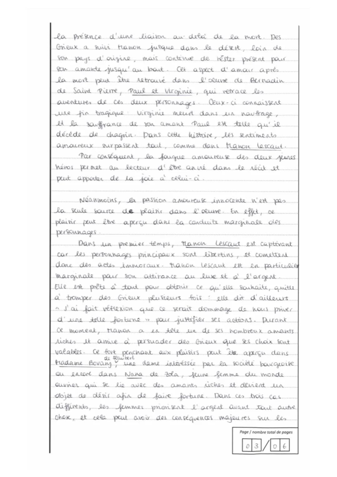 ster chaque page et preciser le nombre total de pages.
publié en 1734
Le xville siècle est caractérisé par les lumières.,.
un mouvement inte