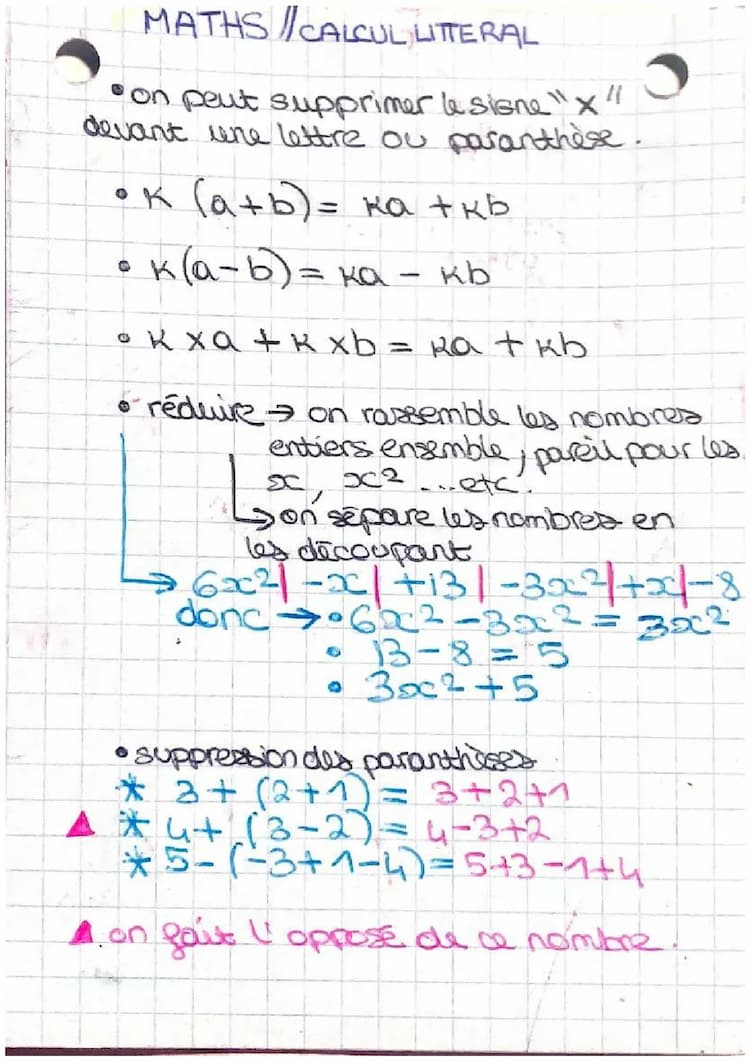 Know calcul littéral  thumbnail