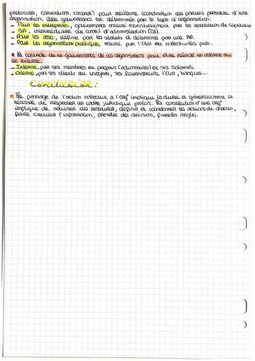 Fiche BAC
Première
GESTION
CHAPITRE 1: les organisations, objet d'étude des sciences de gestion.
DE L'ACTION INDIVIDUELLE À L'ORGANISATION:

