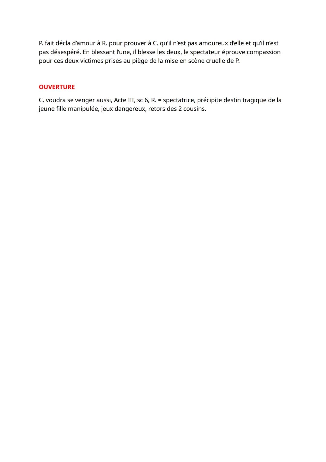 --- OCR Start ---
Lecture linéaire fiche 10 -> On ne badine pas avec l'amour, ALFRED DE MUSSET, acte III
scène 3, l'amour selon Perdican, 18