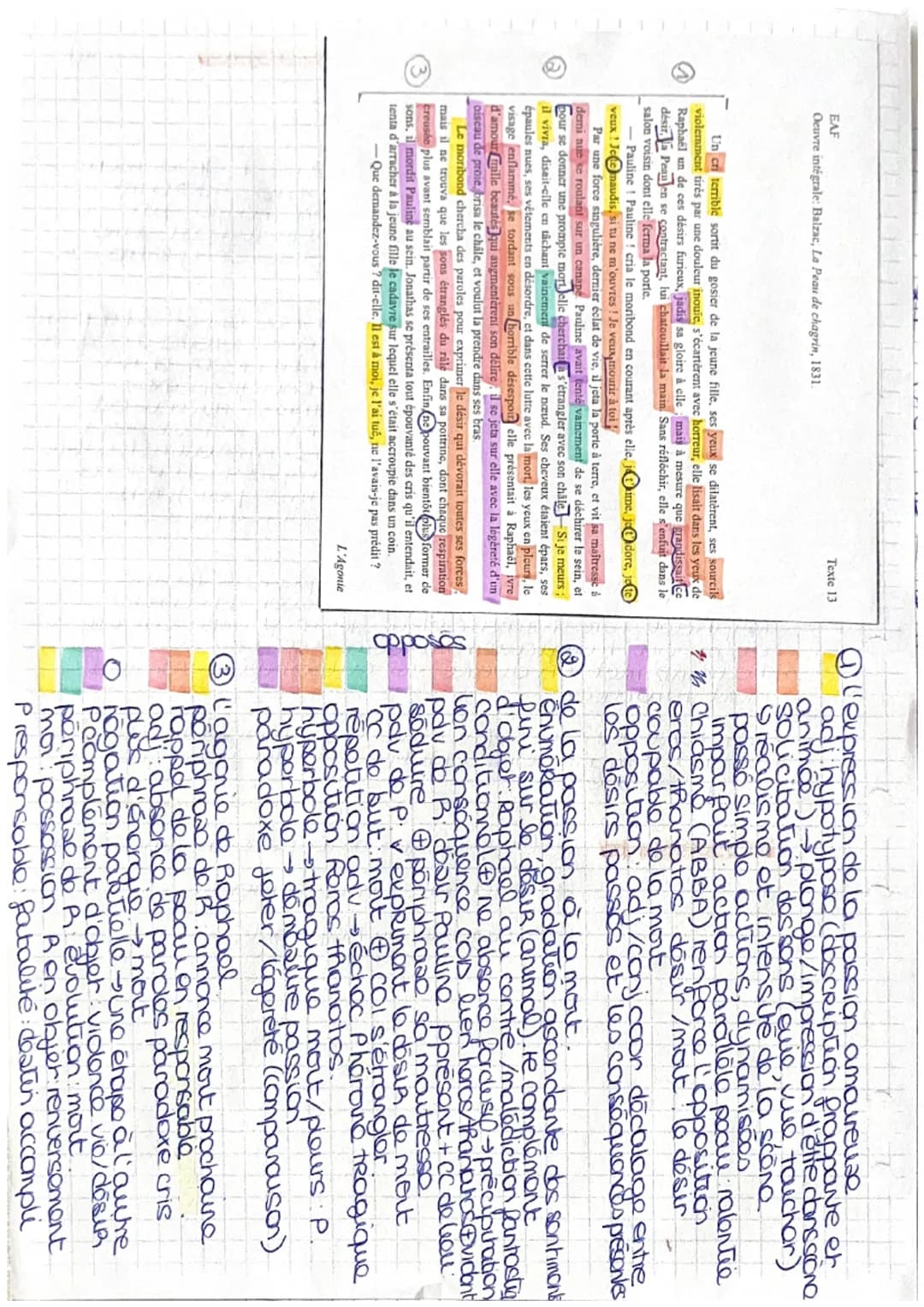 to paau do Chagrin, agonie
o Introduction:
Honoré de Balzac: I fait des études de droit mous
So tourne finalement vers une carrière utteraur