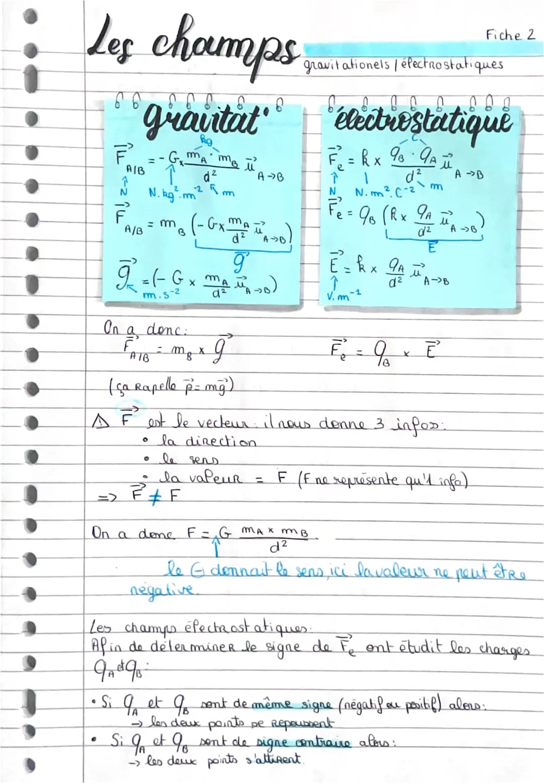 Les champs:
66
F
A/B
N
ÎLL
grantat
- GMA me u
d²
↑
-25m
F
●
2
N. kg.m
On a donc:
F
A/B
A-B
= m ₂ (- G-x MA ²₁0)
g
9 = (G x ma ~²₁-₂0)
mm.s
A