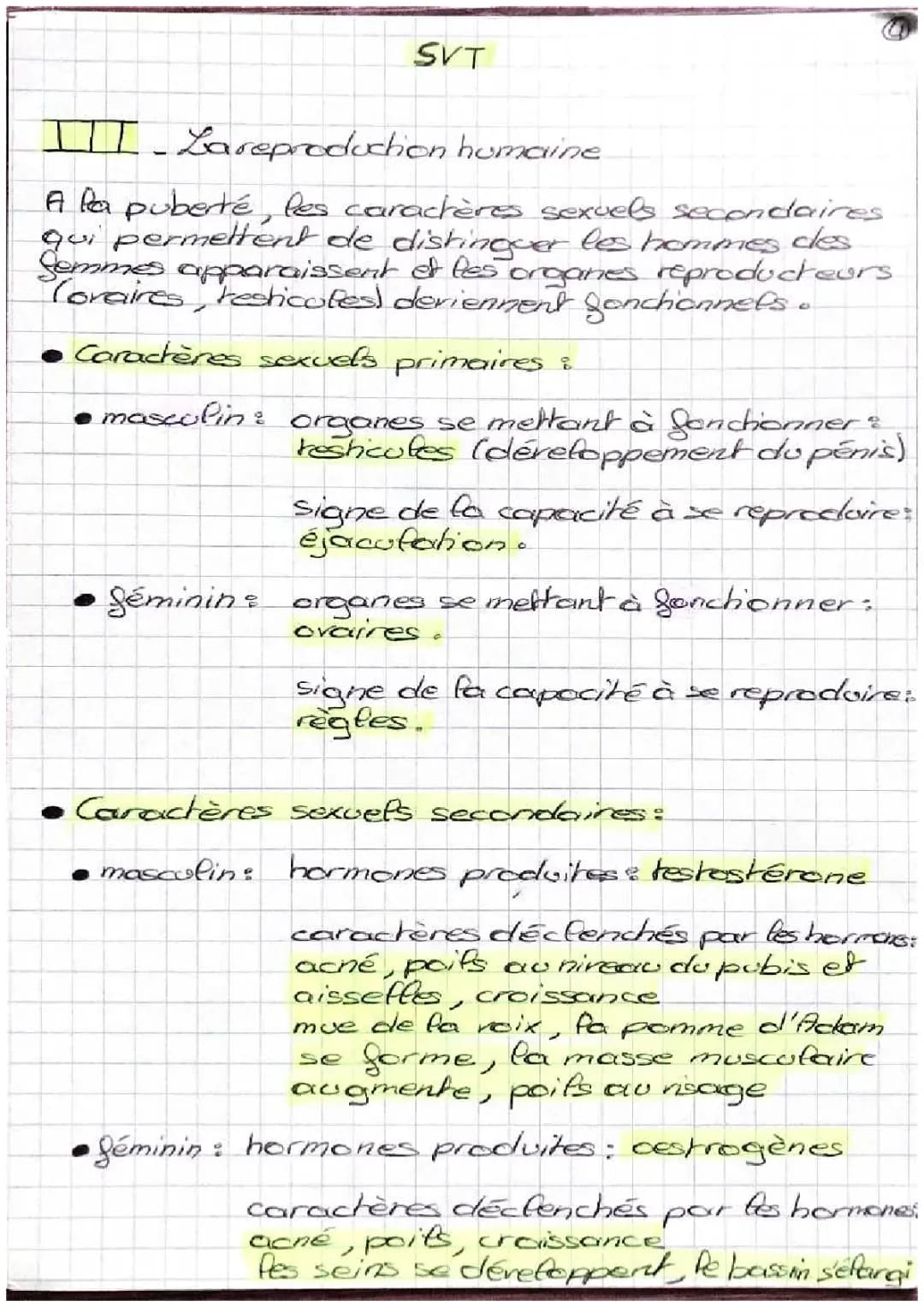 La reproduction humaine 