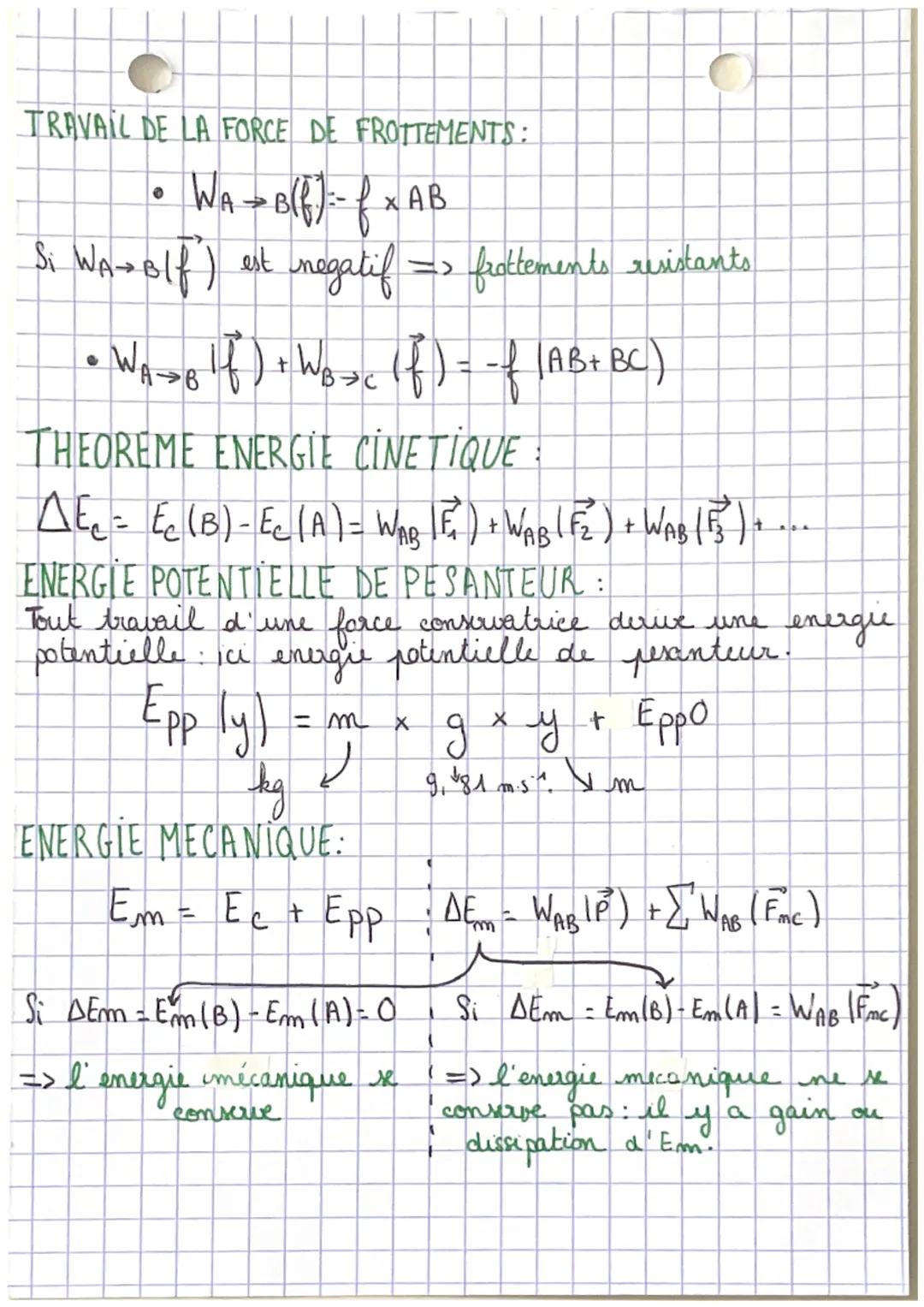 # PHYSIQUE
Energie cinetique/mécanique

ENERGIE CINÉTIQUE:

$E_c = \frac{1}{2} \times m \times v^2$

J

kg

m.s$^{-1}$

TRAVAIL DE FORCES CO