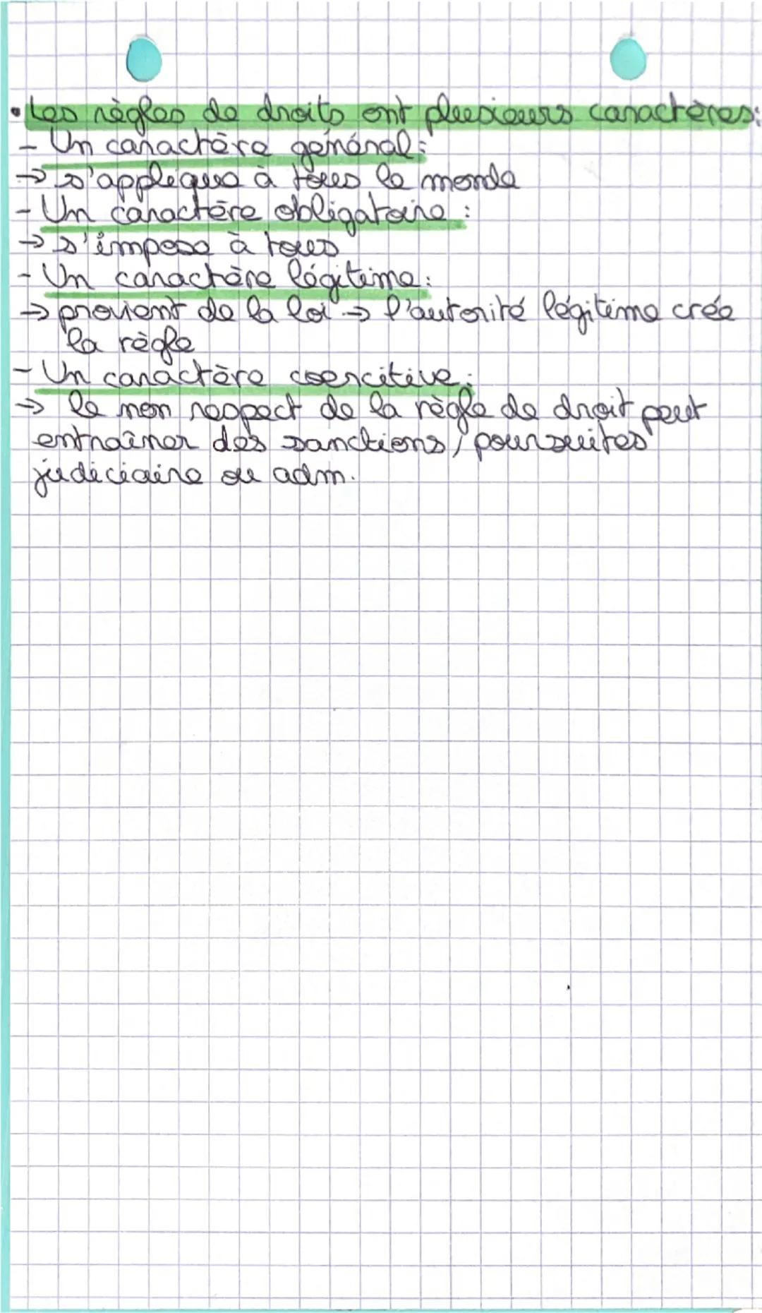 Chap-1
• Droit •
Le droit, ses fonctions
et la règle de droit
Le droit: est un ensemble de règles à
respecter et qui permet d'organiser la
v
