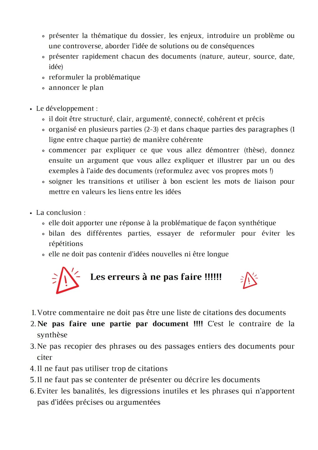 Anglais Monde Contemporain
méthodologie
La synthèse consiste à faire un compte rendu structuré de plusieurs
documents, elle est guidée par u