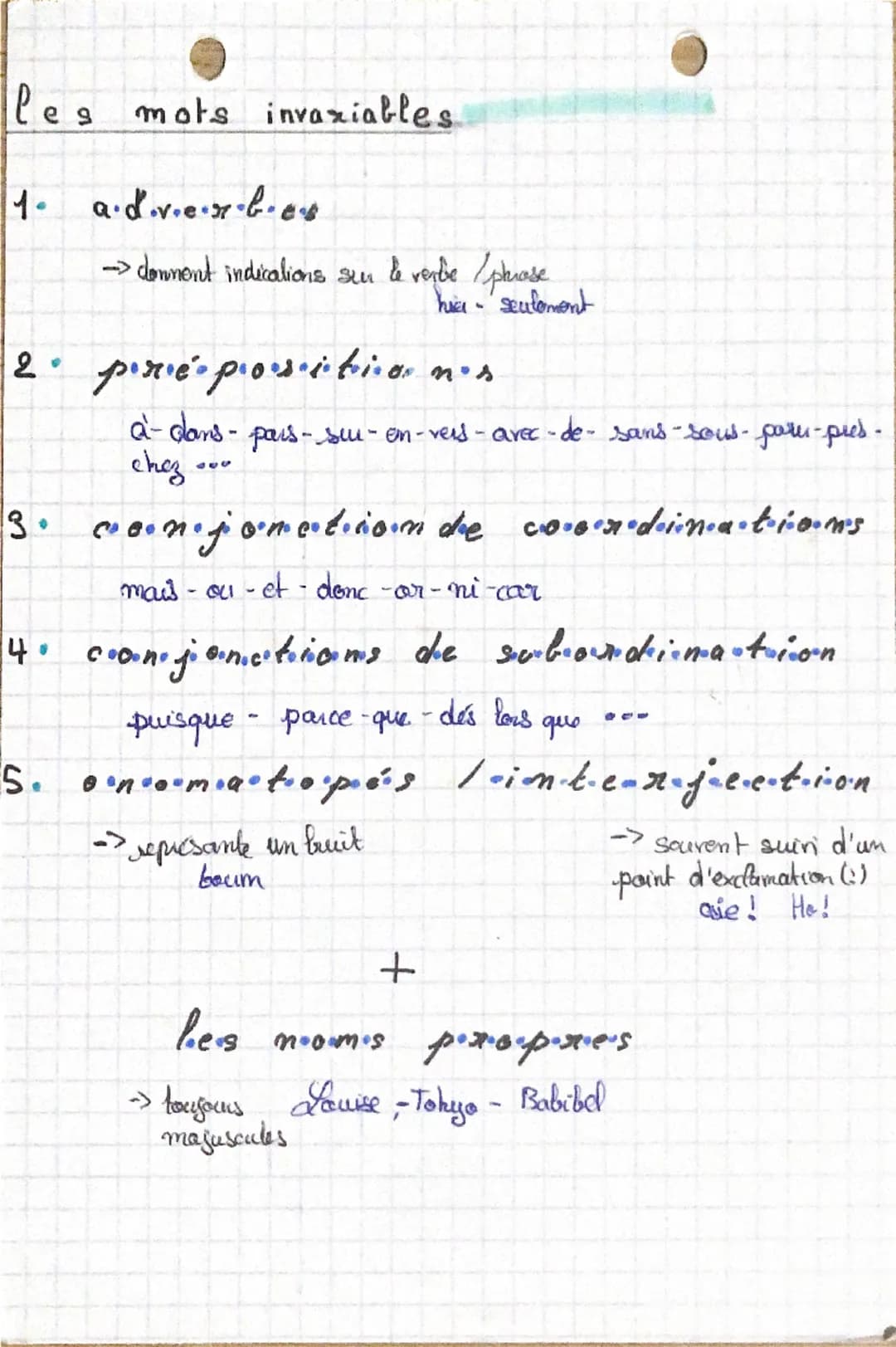 गौ
Les classes gramaticales
2 categories
is les mots variables
4
Lp les mots invenables
Pes mots variable
La classe gramaticales
d'un mot me