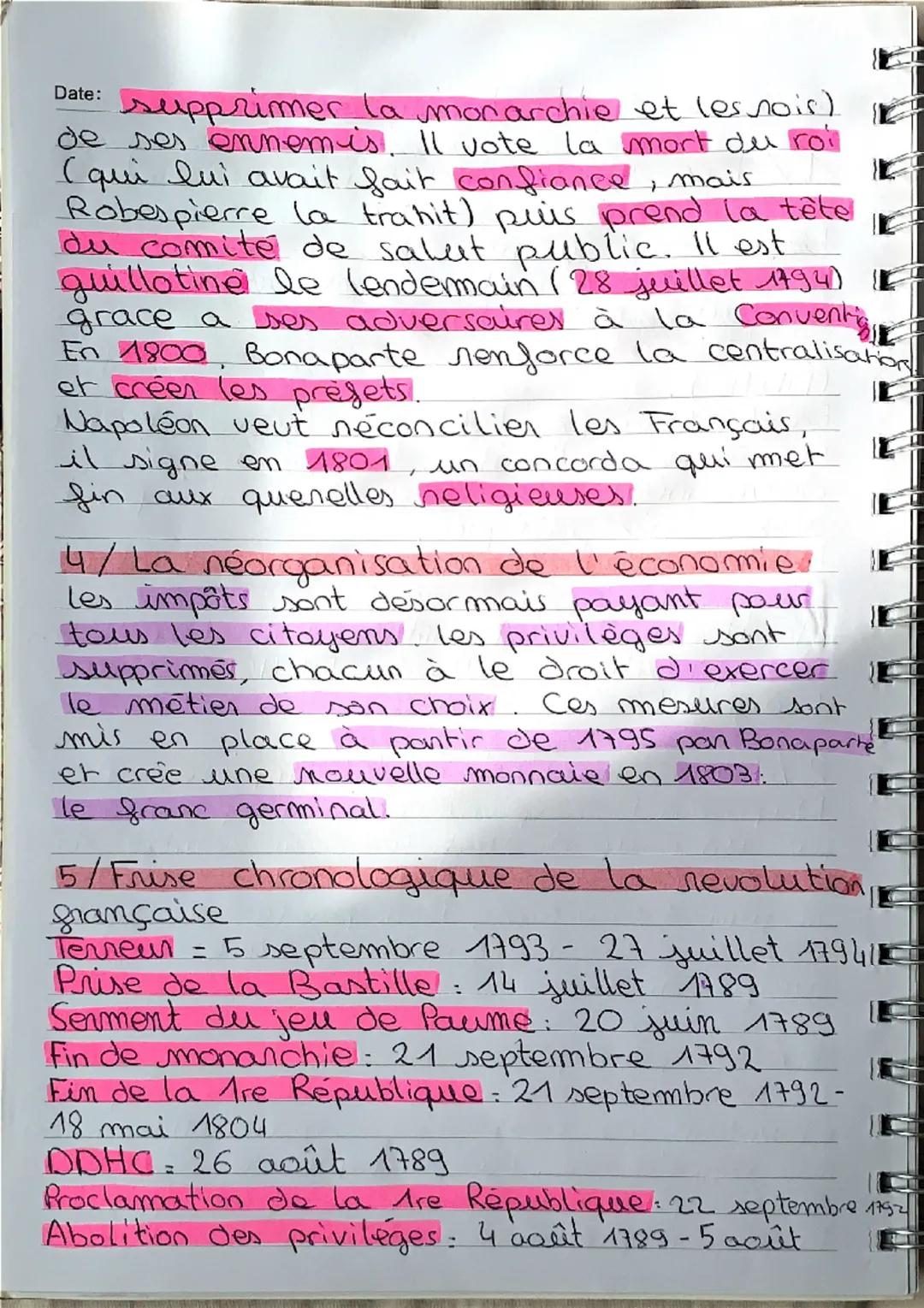 Histoire
Date:
1/ La fin de la monarchie
absolue
Les états généraux se déclarent
en 1789 (Assemblée nationale). Les
députés votent la Declar