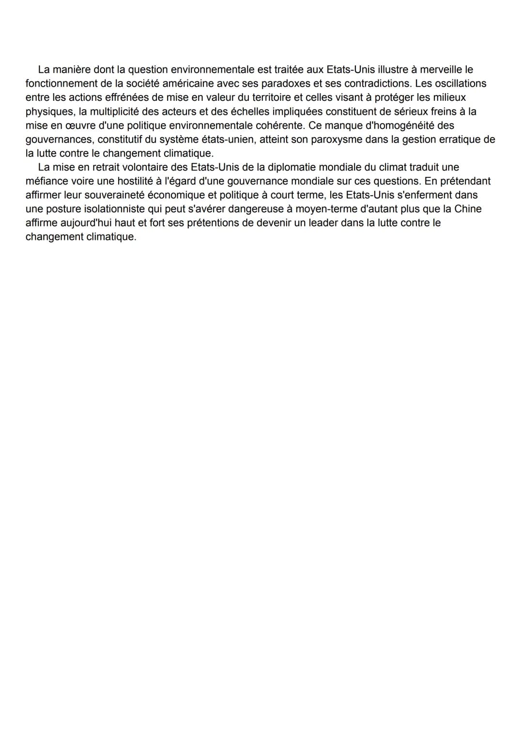 Dissertation HGGSP : Les États-Unis et la question environnementale : tensions,
contrastes
Le 9 avril 2020, à la sortie de l'audience de la 