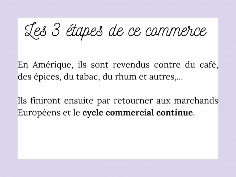 La Première
Mondialisation :
le commerce triangulaire Définition.
La première mondialisation, appuyée
sur la traite atlantique
et la
l'escla