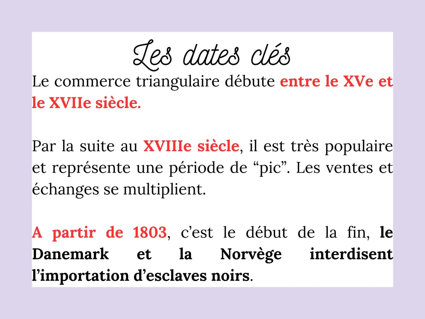 La Première
Mondialisation :
le commerce triangulaire Définition.
La première mondialisation, appuyée
sur la traite atlantique
et la
l'escla
