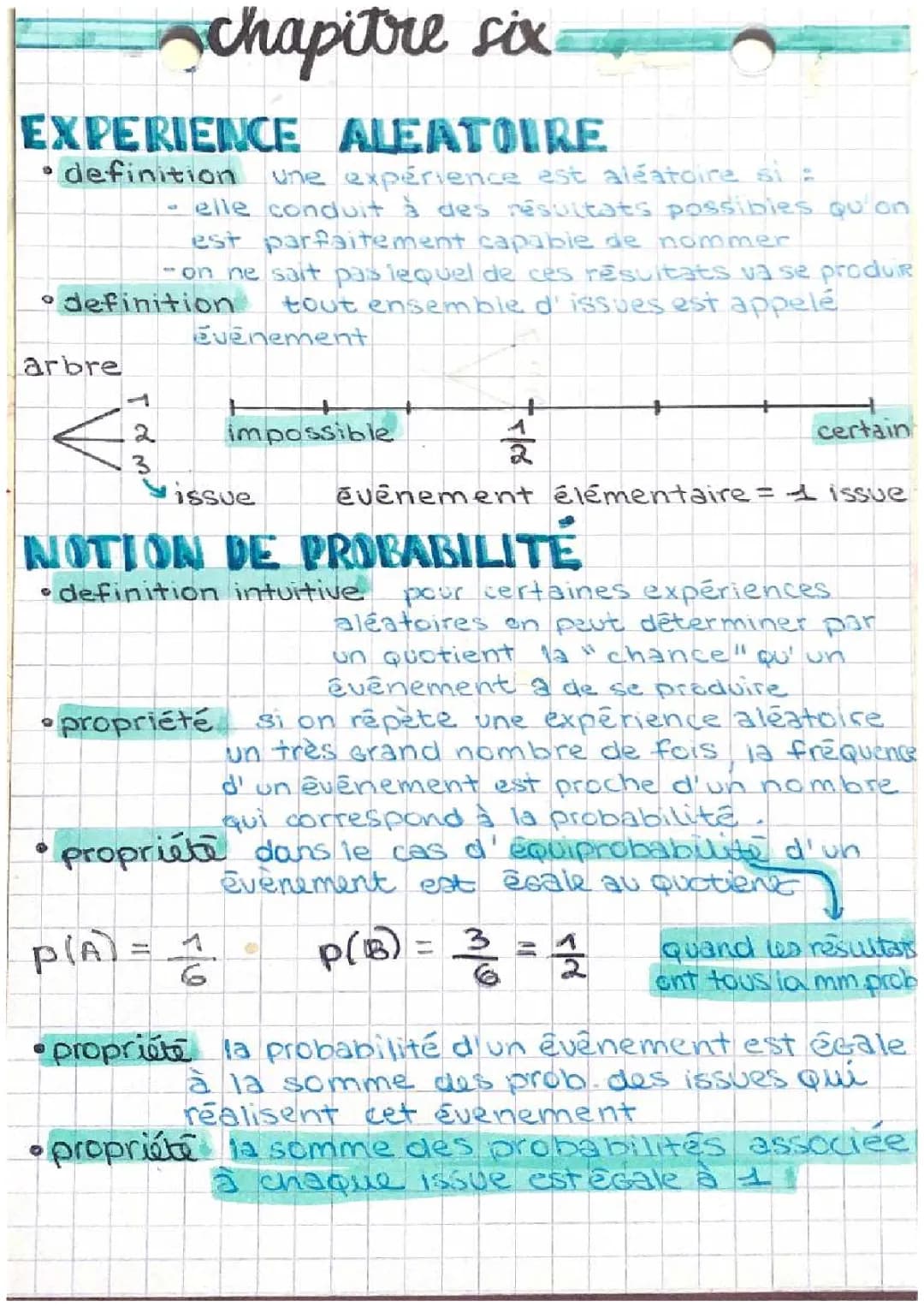 Expérience aléatoire: Exemples et Exercices Corrigés pour Apprendre la Probabilité