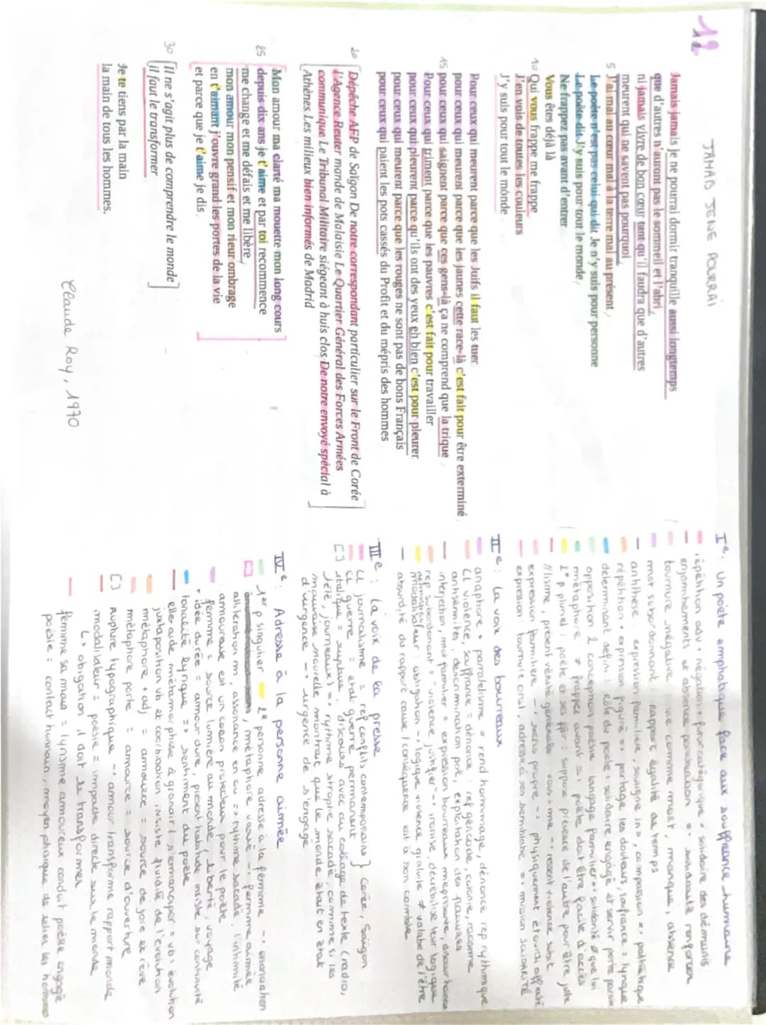 12
JANAB JENE POURRAI
Jamais jamais je ne pourrai dormir tranquille aussi longtemps
que d'autres n'auront pas le sommeil et l'abri,
ni jamai