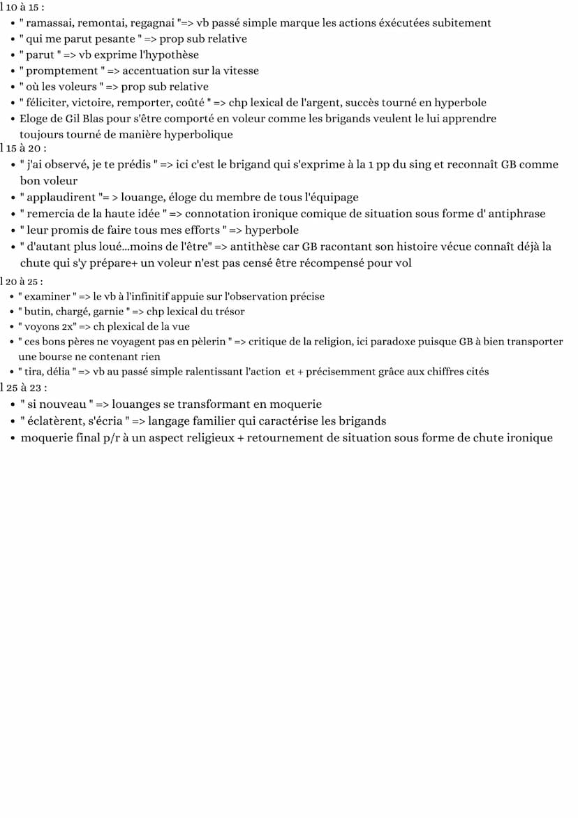Histoire de Gil Blas de
LL5
Santillane
INTRO : Le roman d'apprentissage est un genre littéraire romanesque né au XVIII siècle.
Celui-ci à po