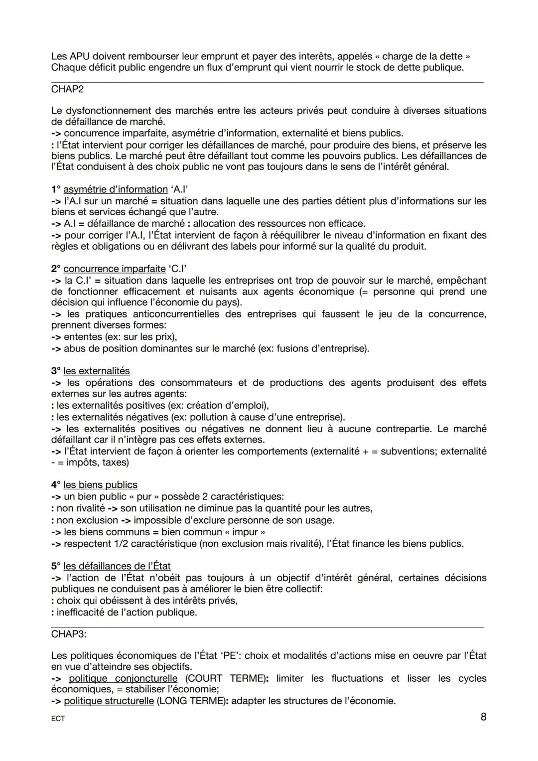 Fiche révision générale
Programme 1ère
-> l'économie identifie des groupes d'individus ou d'organisations ayant des comportements et
objecti