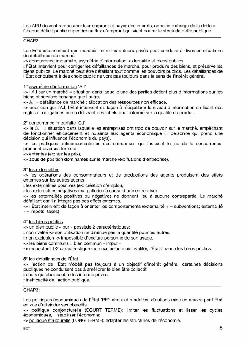Fiche révision générale
Programme 1ère
-> l'économie identifie des groupes d'individus ou d'organisations ayant des comportements et
objecti