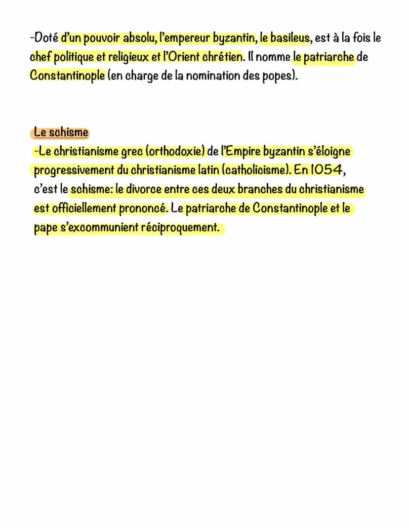 Histoire
l'empire byzantin
(330-1204)
Un empire héritier de l'Empire romain
-À la tête de l'Empire romain d'Orient de 527 à 565, l'empereur
