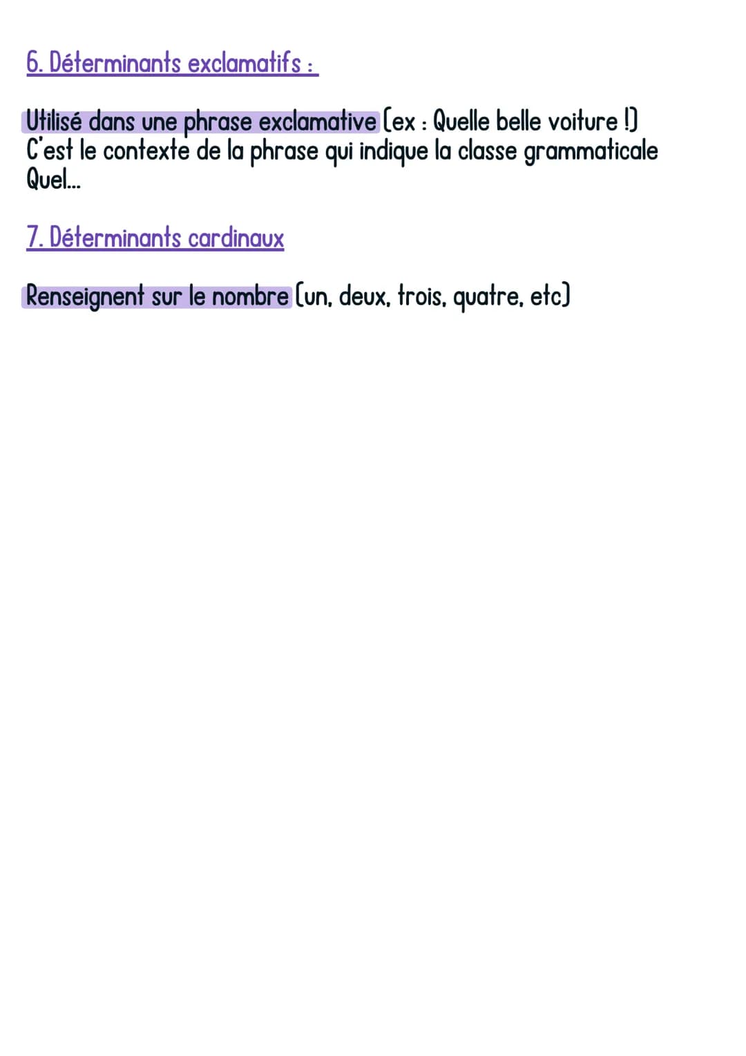 Français
Les classes grammaticales
@avoirsonbrevet
1. Articles :
Articles définis (le, la, les) -> désignent un nom déjà connu et
identifié,