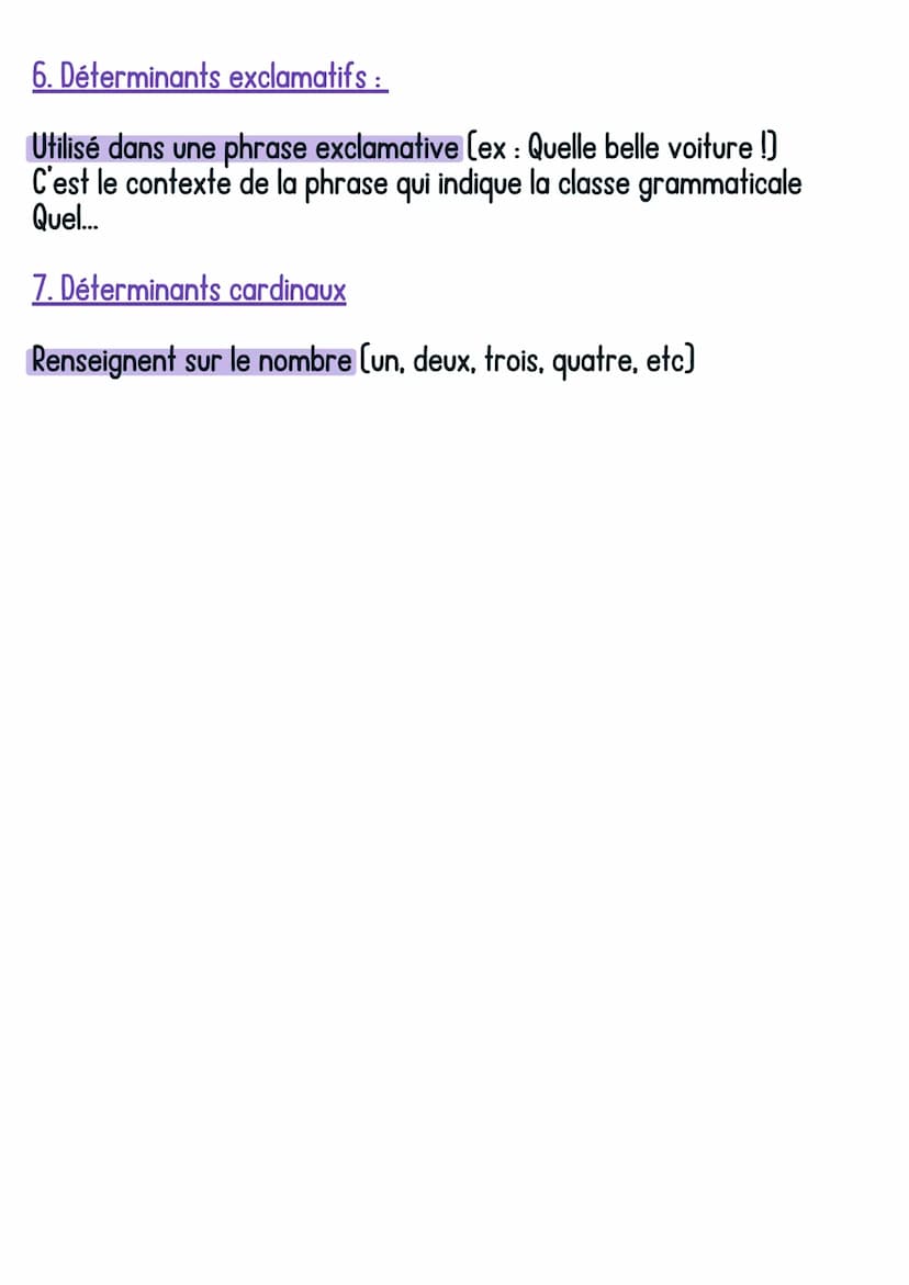 Français
Les classes grammaticales
@avoirsonbrevet
1. Articles :
Articles définis (le, la, les) -> désignent un nom déjà connu et
identifié,