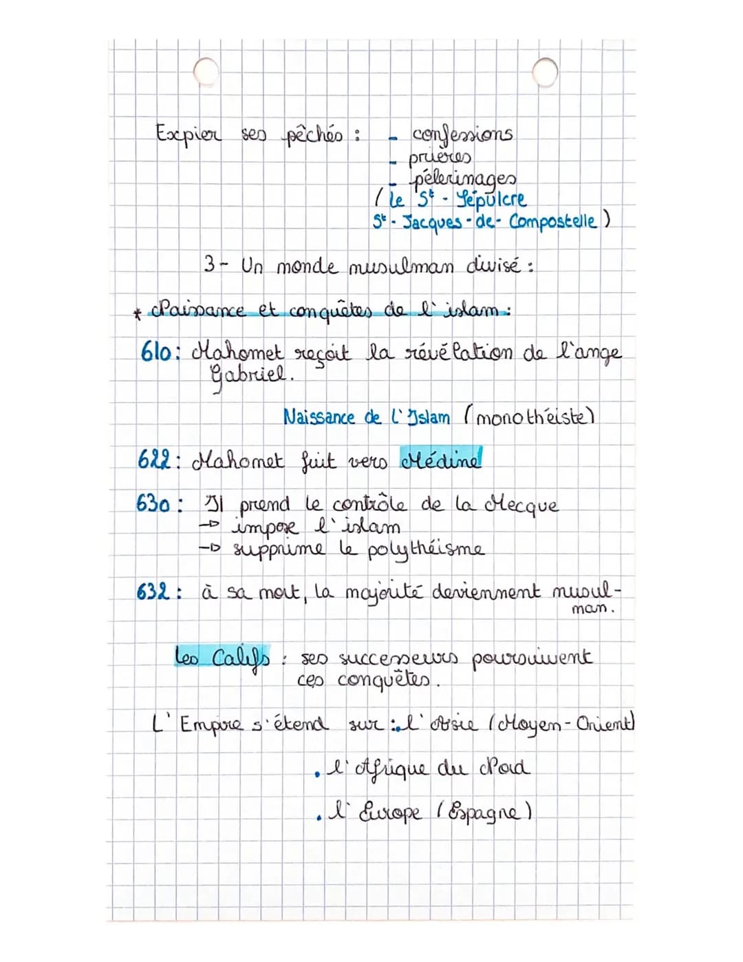 (9)
chapitre 2 :
La Méditerranée médiévale à la
croisée de trois civilisations ..
I- Un carrefour de 3 civilisations :
B
L' héritier de I`' 