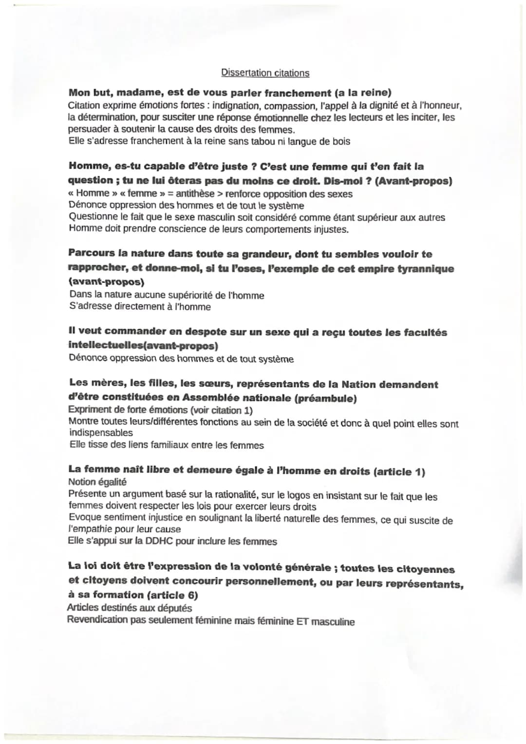 Dissertation citations
Mon but, madame, est de vous parler franchement (a la reine)
Citation exprime émotions fortes: indignation, compassio
