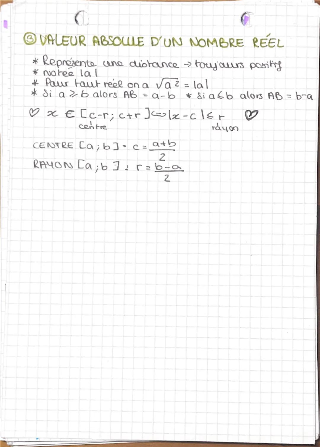 CHAPS INTERVALLESA
IN ÉGALITÉS
①INTERVALLES
- NOTATIONS:
asxsb <=>
α < x <b<=> x ε ] α ; b] <=>.
asx<b t>
xe [a; b]
xe [a;b[
a
b
[]
于 于
E E
