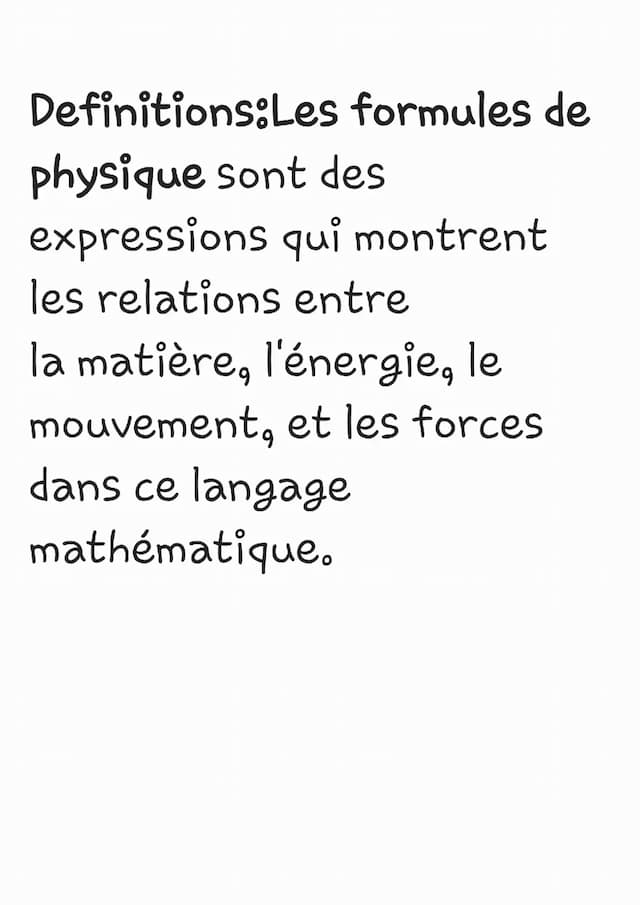Know Formule de physique thumbnail