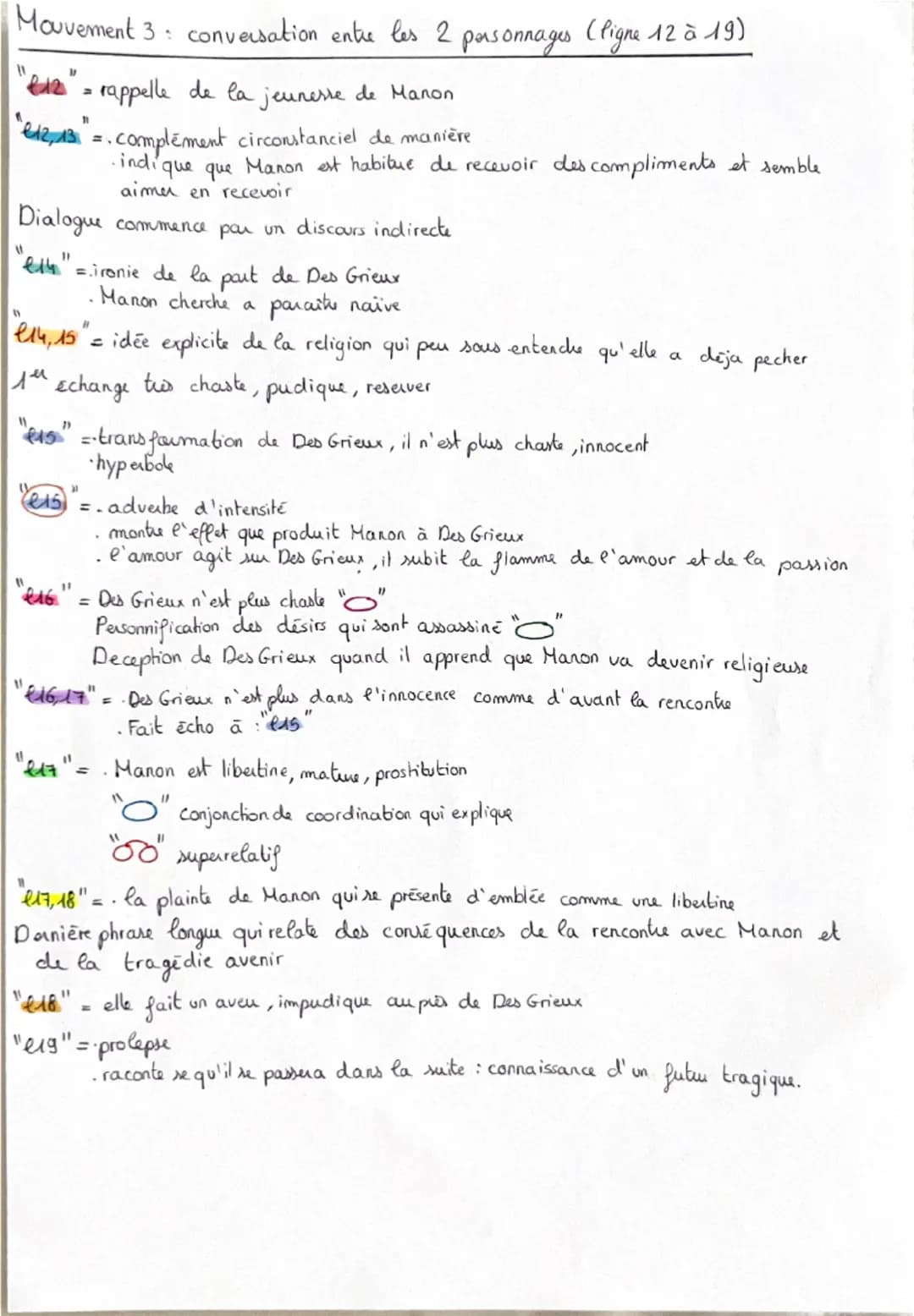 # Texte 10 : Manon Lescaut, "La première rencontre", Abbé Prévost, 1753

**Introduction:**

Manon Lescaut est un roman mémoire de l'Abbé Pré