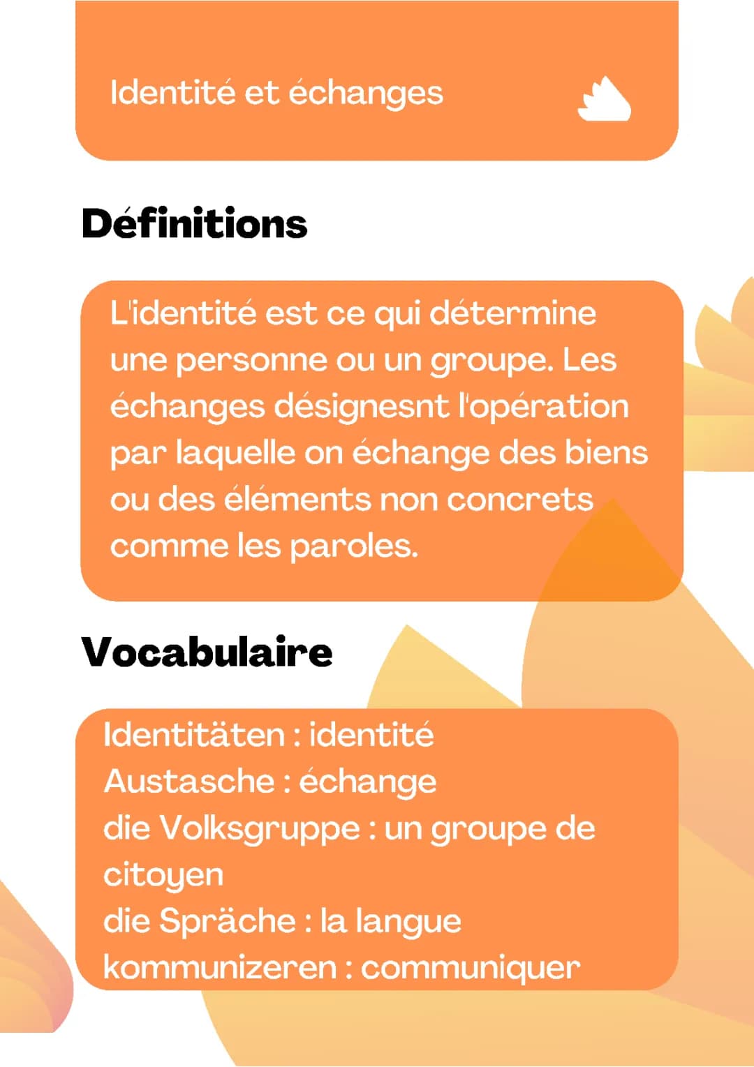 Découvre l'identité et l'échange 🇪🇸🇬🇧 pour l'école