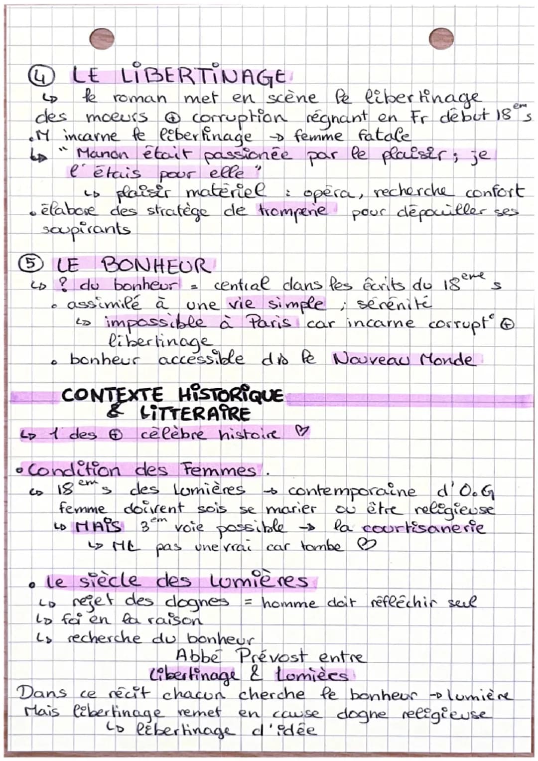 GENRE :
MANON
LESCAULT
-1753-
Roman - mémoire
8 => livre jugé scandaleux à I reprises (1733-35)
Ⓒ saisi et brûlé
LD
Abbé Prévost publie
edit