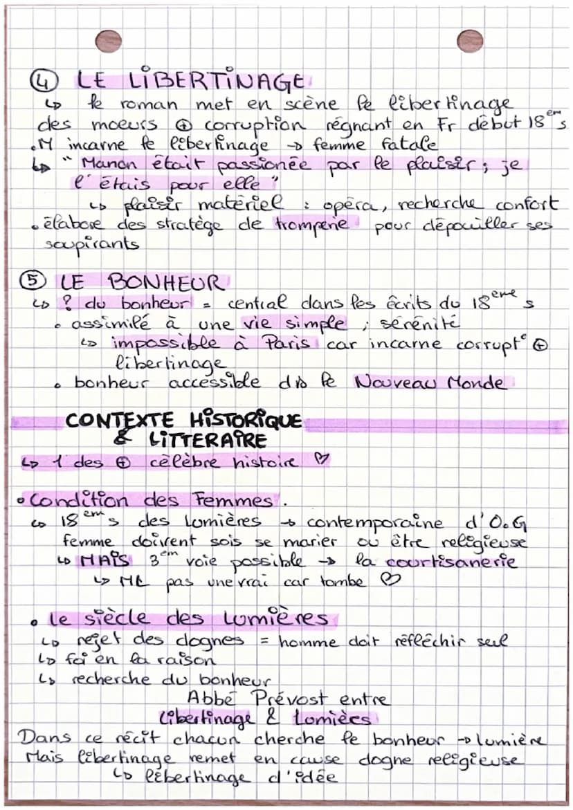 GENRE :
MANON
LESCAULT
-1753-
Roman - mémoire
8 => livre jugé scandaleux à I reprises (1733-35)
Ⓒ saisi et brûlé
LD
Abbé Prévost publie
edit