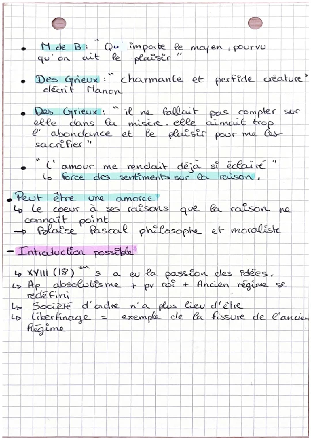 GENRE :
MANON
LESCAULT
-1753-
Roman - mémoire
8 => livre jugé scandaleux à I reprises (1733-35)
Ⓒ saisi et brûlé
LD
Abbé Prévost publie
edit