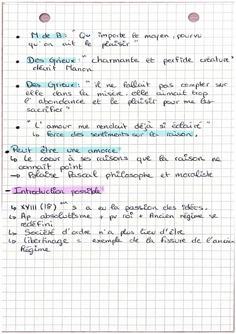GENRE :
MANON
LESCAULT
-1753-
Roman - mémoire
8 => livre jugé scandaleux à I reprises (1733-35)
Ⓒ saisi et brûlé
LD
Abbé Prévost publie
edit