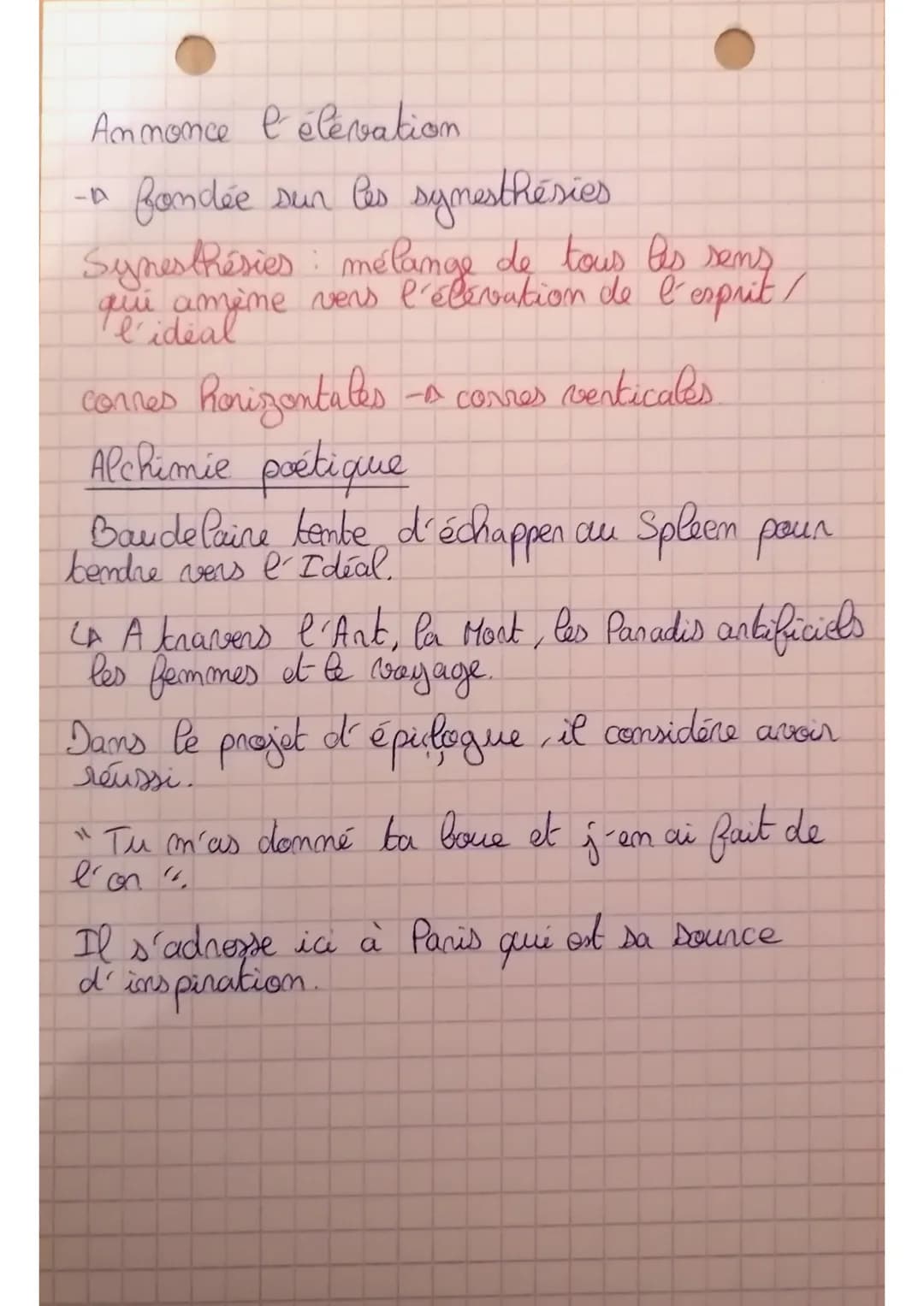 FRANÇAIS •
Les Fleurs du Mal
Dédié à Theophile Gautier
Baudelaire poète entre le Paronase et le
Symbolome, influencé par
du recueil
le Roman