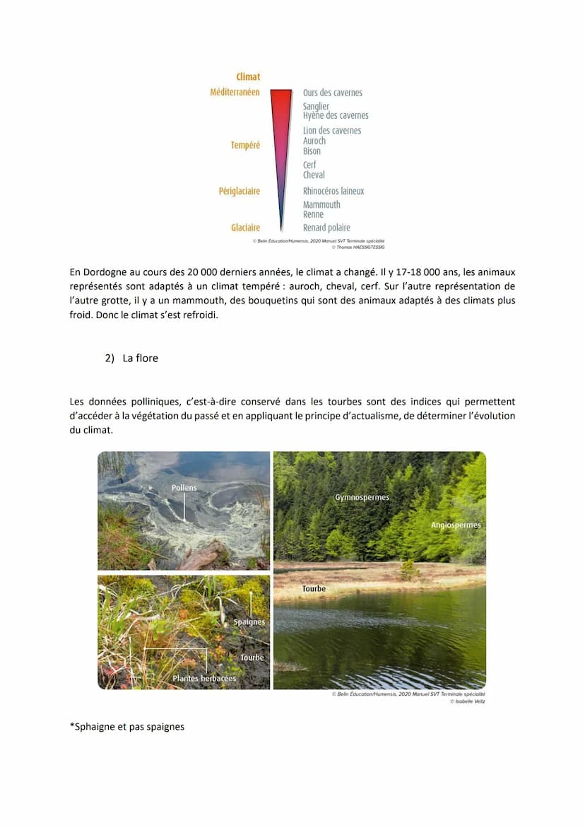 Chapitre 17
VARIATIONS CLIMATIQUES DU
PASSÉ (À DIFFÉRENTES
ÉCHELLES DE TEMPS)
I.
RECONSTITUER ET
COMPRENDRE LES
Introduction
precipitations
