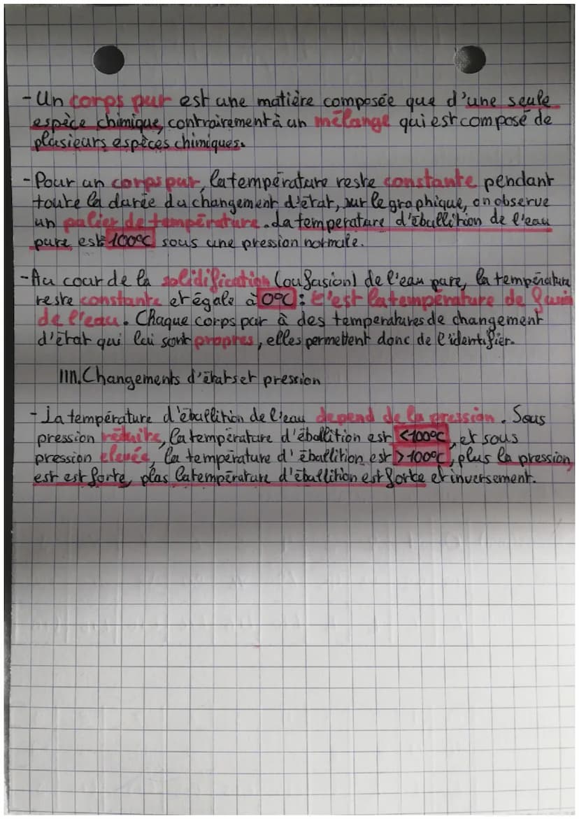 1. Le cycle de l'eau
Solide
HAIMIE
Les changements d'états
Fusion
Solidification
Temps (min)
Temperature
(°C)
Etat physique
Liquide
11. Mass