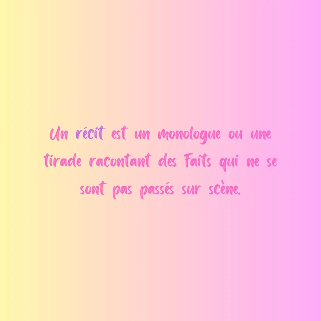 Vocabulaire théâtral Un dramaturge est un auteur de
pièces de théâtre. Une réplique est ce que dit un personnage sur scène. Un aparté est un