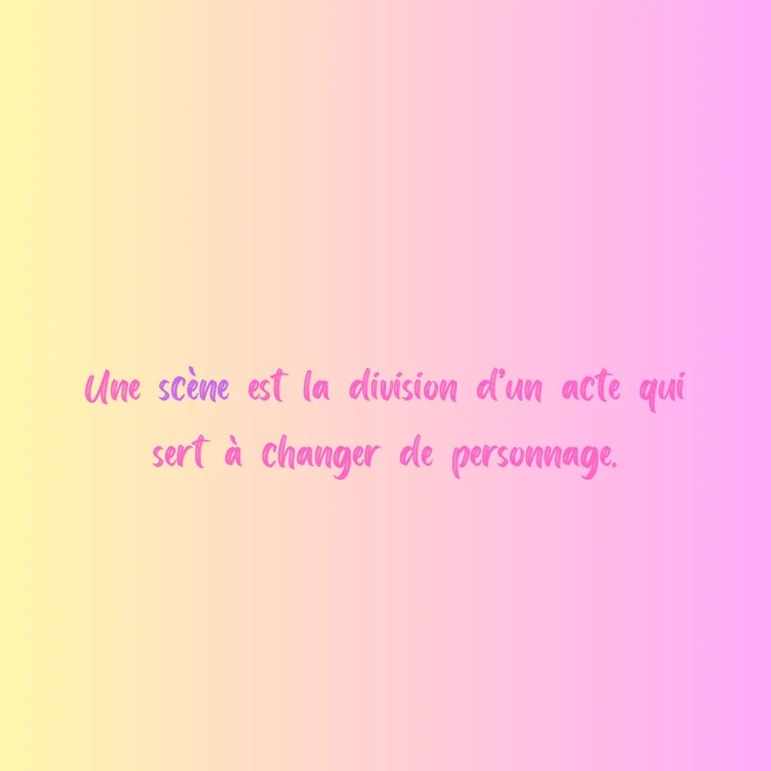 Vocabulaire théâtral Un dramaturge est un auteur de
pièces de théâtre. Une réplique est ce que dit un personnage sur scène. Un aparté est un