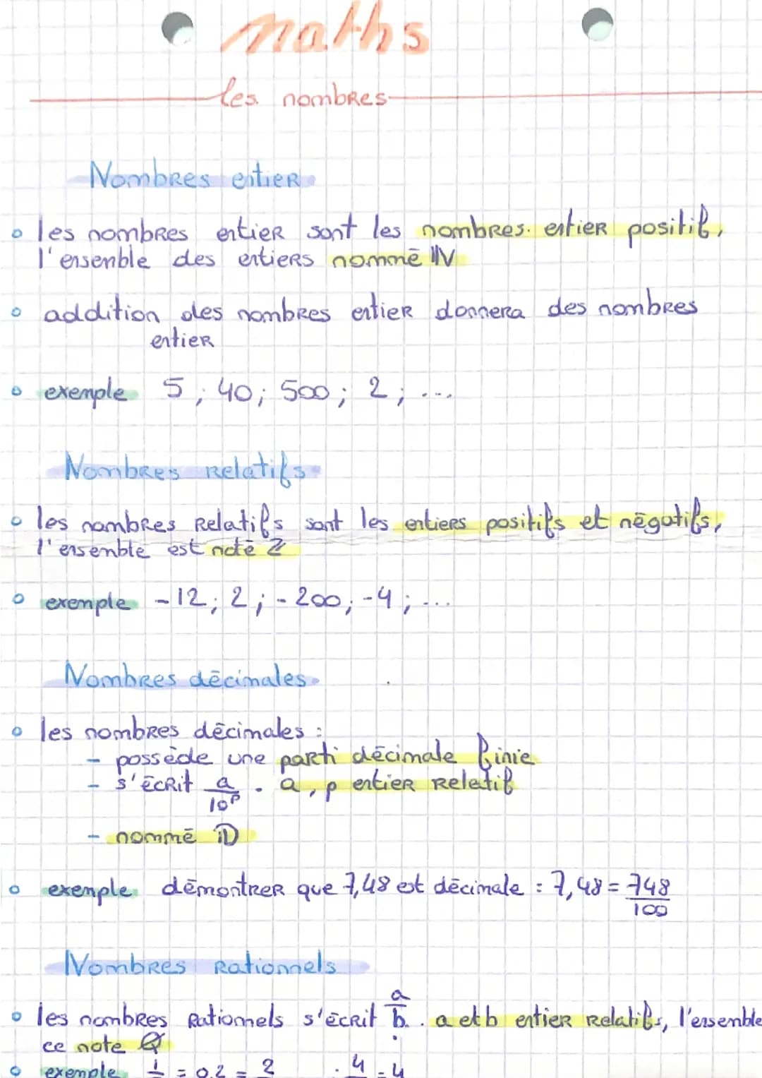 • maths
les nombres-
Nombres entier
。 les nombres entier sont les nombres entier positif.
l'ensemble des entiers nomme IV
addition des nombr