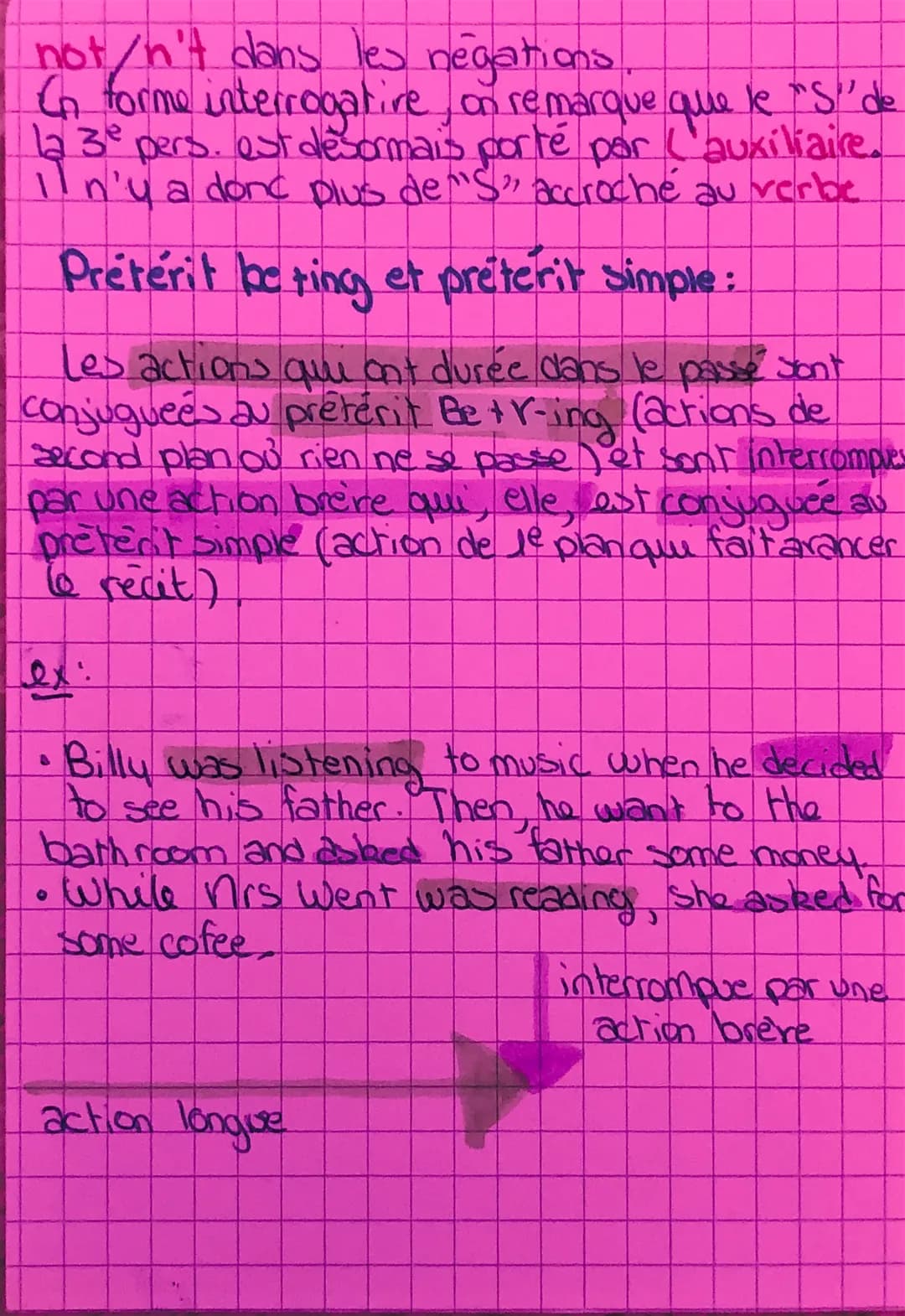 O
anglais
·Le present simple:
1. On emploie le présent simple pour parler.
d'une action répétée, comme la routine
-D d'une véritée generale
