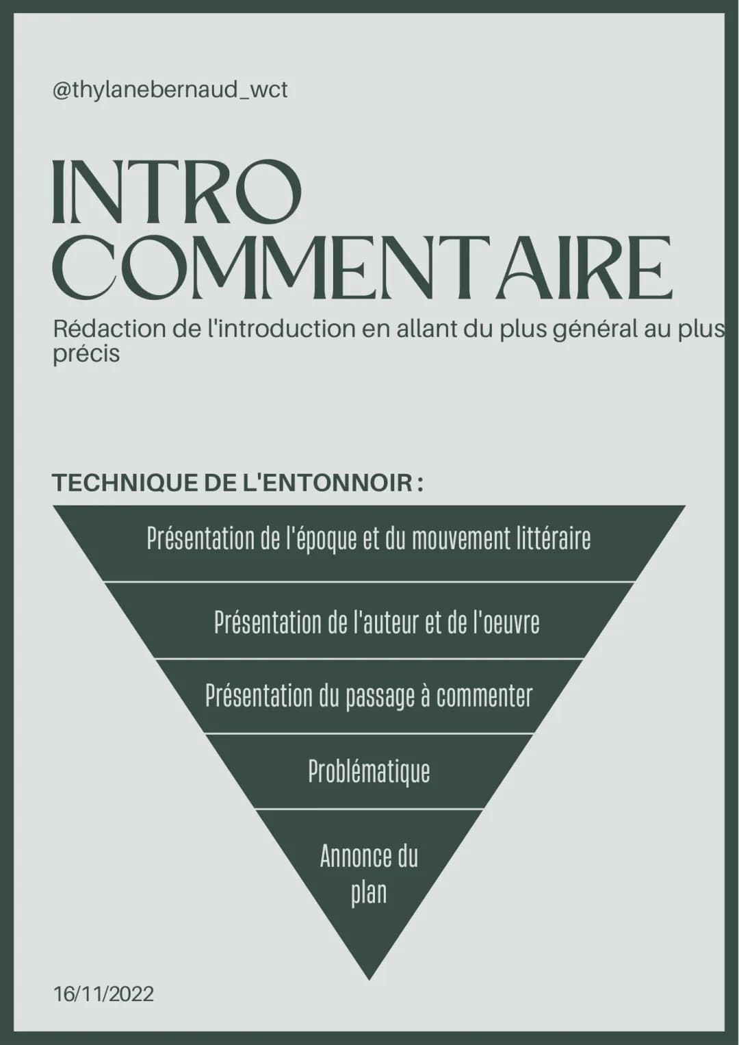 Introduction commentaire  