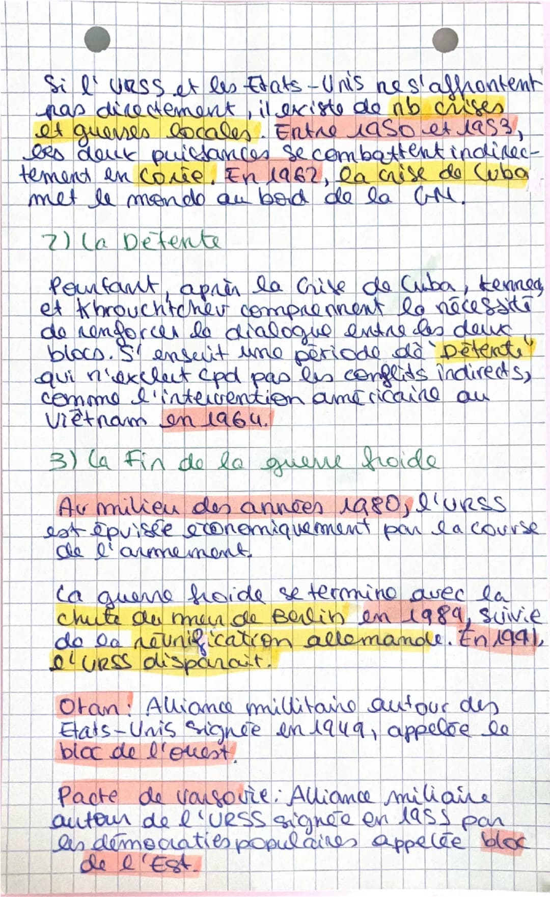 LAGUERRE FROICE
ummond bipolaine (1947-1989)
☹ Aux origines de la guere froide
1) Deux puissances, deux idéologies
Dès la fin de la 2nd GM, 