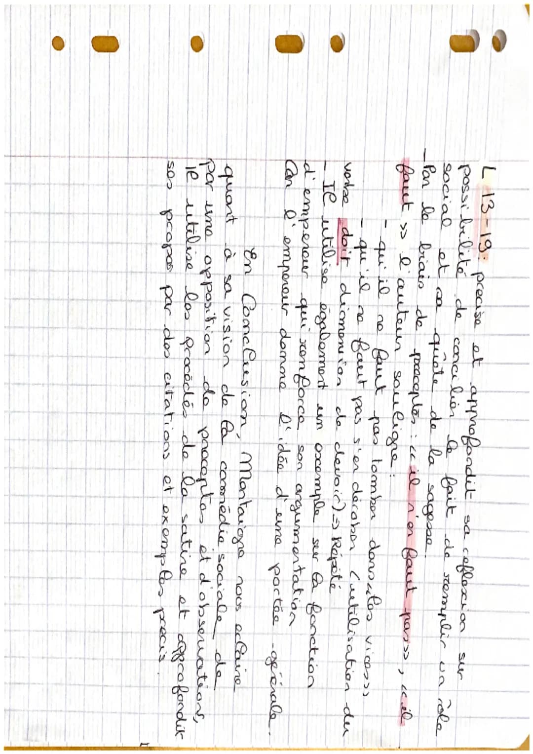 Parcours : << La comédie sociale >>
Etude linéaire
Michel de MONTAIGNE, Essais (1588-1595), Livre III, 10, « De ménager sa volonté >>
[B] La