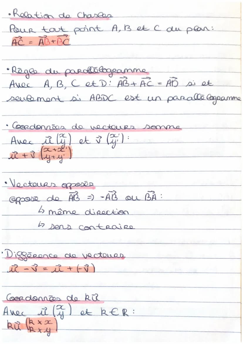 *Maths*
7-Chapitre 7-
•LES...V.E· C.T·E· U · R·S.
•lor vecteur est degini par:
- sa direction
- son sens
-> sa norme (= longueue = distance)